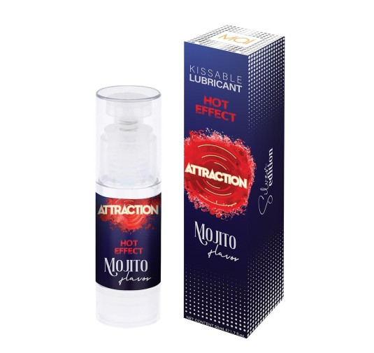 LUBRICANT ATTRACTION HEAT MOJITO 50 ML